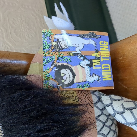 Vintage 1980 Where The Wild Things Are Moishe 14”Plush Monster Toy - Picture 3 of 14